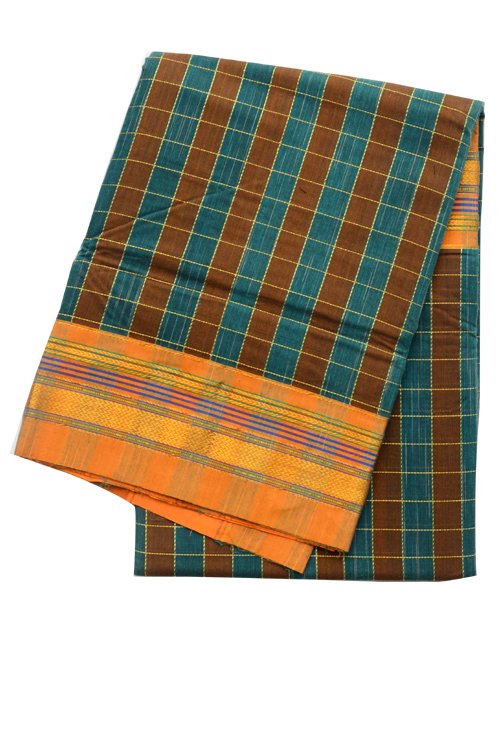 Ilkal Checks saree