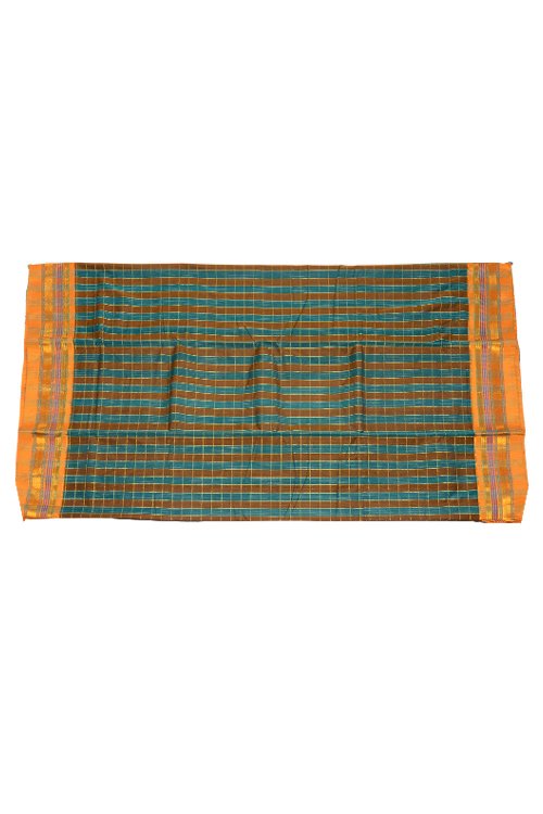 Ilkal Checks saree