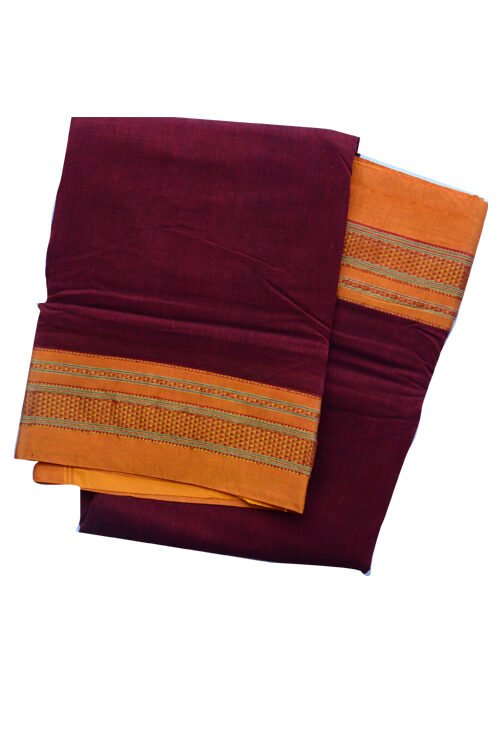 Plain Cotton Saree