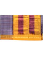 checks and strips chikki Border Sarees