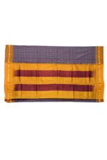 checks and strips chikki Border Sarees