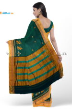 Ilkal Silk by Cotton Kasuti Work Saree