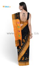 Ilkal Silk by Cotton Kasuti Work Saree
