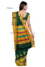 Ilkal Silk by Cotton Kasuti Work Saree