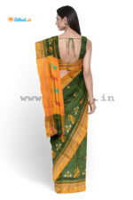 Ilkal Silk by Cotton Kasuti Work Saree