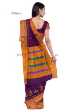 Ilkal Silk by Cotton Kasuti Work Saree