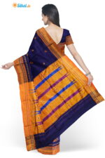 Ilkal Silk by Cotton Kasuti Work Saree