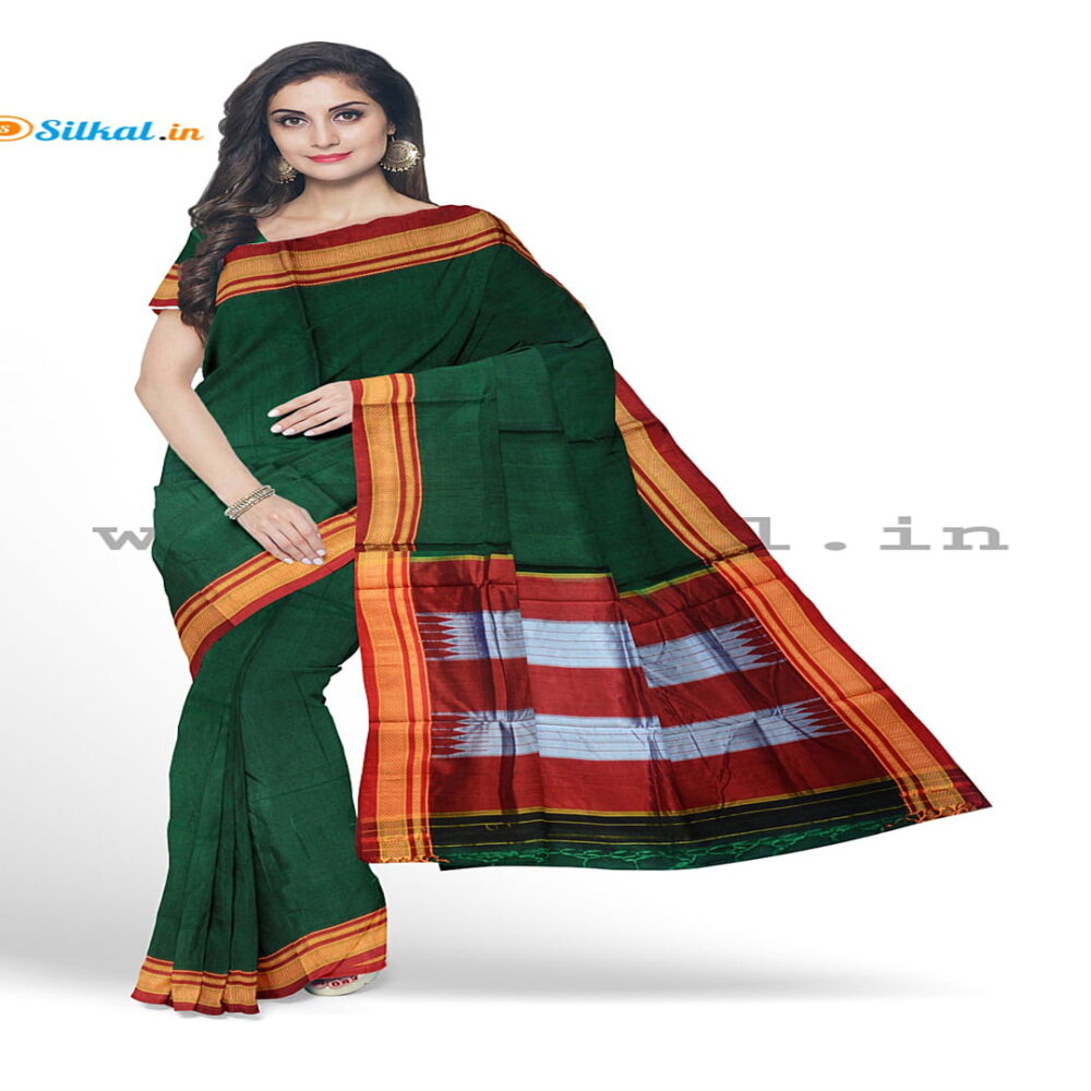 Ilkal Plain Sarees