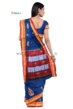 Ilkal Silk by Cotton Kasuti Work Saree