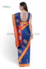 Ilkal Silk by Cotton Kasuti Work Saree