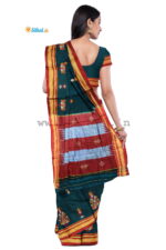 Ilkal Silk by Cotton Kasuti Work Saree