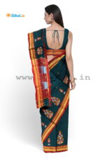 Ilkal Silk by Cotton Kasuti Work Saree.