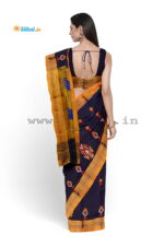 Ilkal Silk by Cotton Kasuti Work Saree