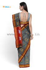 Ilkal Silk by Cotton Kasuti Work Saree