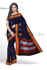 Ilkal Silk by Cotton Kasuti Work Saree