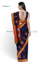 Ilkal Silk by Cotton Kasuti Work Saree