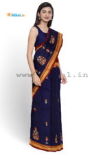 Ilkal Silk by Cotton Kasuti Work Saree