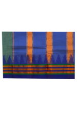Ilkal Silk by Cotton Plain temple Border Saree