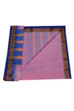 Ilkal Silk by Cotton Plain temple Border Saree