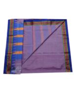 Ilkal Silk by Cotton Plain temple Border Saree