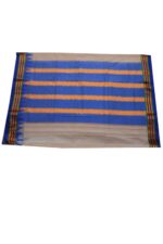 Ilkal Silk by Cotton Plain temple Border Saree