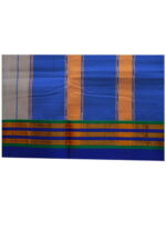 Ilkal Silk by Cotton Plain temple Border Saree