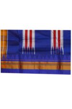 Ilkal Silk by Cotton Big Checks Temple border Saree