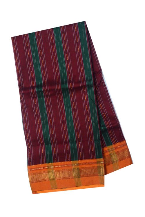 Ilkal Semi Silk Tope pallu Saree