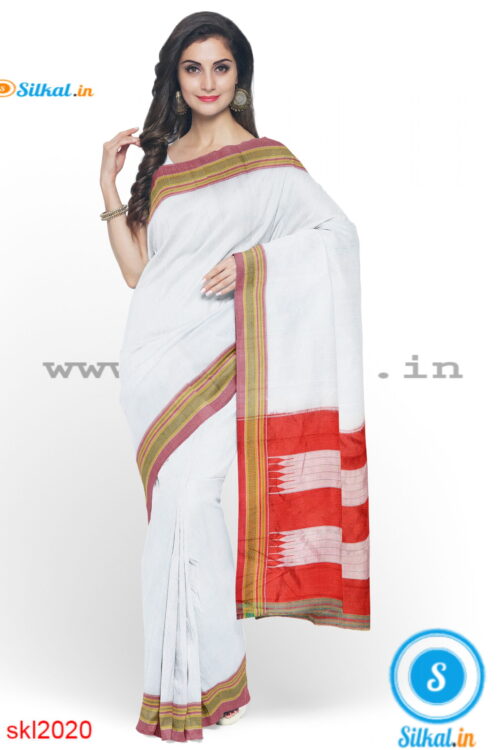 ILKAL HANDLOOM SILK BY MASRISE COTTON SAREE