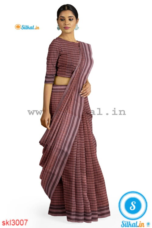 ILKAL HANDLOOM MASRISE COTTON BY COTTON SAREES