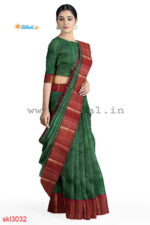 ILKAL HANDLOOM LUXURY DADI TIRKI WEDDING SAREE