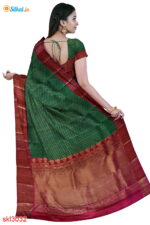 ILKAL HANDLOOM LUXURY DADI TIRKI WEDDING SAREE