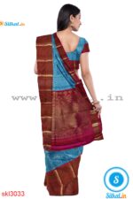 PRE-ORDER: ILKAL HANDLOOM LUXURY DADI TIRKI WEDDING SILK SAREE