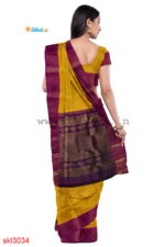 ILKAL HANDLOOM LUXURY DADI TIRKI WEDDING SAREE