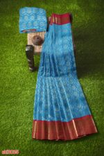 ILKAL HANDLOOM LUXURY DADI TIRKI WEDDING SAREE