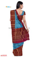 ILKAL HANDLOOM LUXURY DADI TIRKI WEDDING SAREE