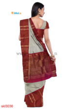ILKAL HANDLOOM LUXURY DADI TIRKI WEDDING SAREE