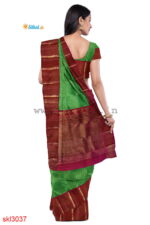 ILKAL HANDLOOM LUXURY DADI TIRKI WEDDING SAREE