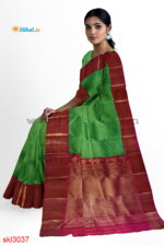 ILKAL HANDLOOM LUXURY DADI TIRKI WEDDING SAREE