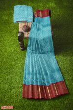 ILKAL HANDLOOM LUXURY DADI TIRKI WEDDING SAREE
