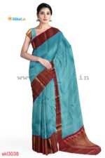 ILKAL HANDLOOM LUXURY DADI TIRKI WEDDING SAREE