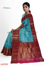 ILKAL HANDLOOM LUXURY DADI TIRKI WEDDING SAREE