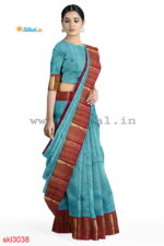 ILKAL HANDLOOM LUXURY DADI TIRKI WEDDING SAREE