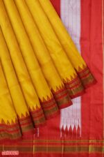 ILKAL HANDLOOM LUXURY DADI TIRKI TEMPLE BORDER SAREE