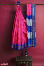 ILKAL HANDLOOM LUXURY DADI TIRKI TEMPLE BORDER SAREE