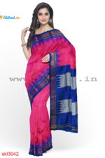 ILKAL HANDLOOM LUXURY DADI TIRKI TEMPLE BORDER SAREE