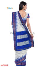 ILKAL HANDLOOM LUXURY DADI TIRKI TEMPLE BORDER SAREE