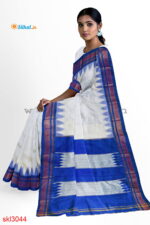 ILKAL HANDLOOM LUXURY DADI TIRKI TEMPLE BORDER SAREE