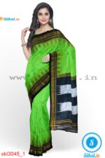PRE-ORDER: ILKAL HANDLOOM LUXURY DADI TIRKI TEMPLE BORDER SILK SAREE