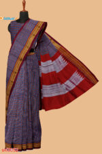 ILKAL HANDLOOM SILK BY COTTON SMALL CHECKS CHIKKI PARAS SAREES